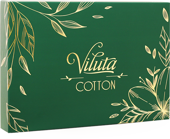 Комплект постільної білизни Viluta Євро Сатин Єгипетська бавовна 18