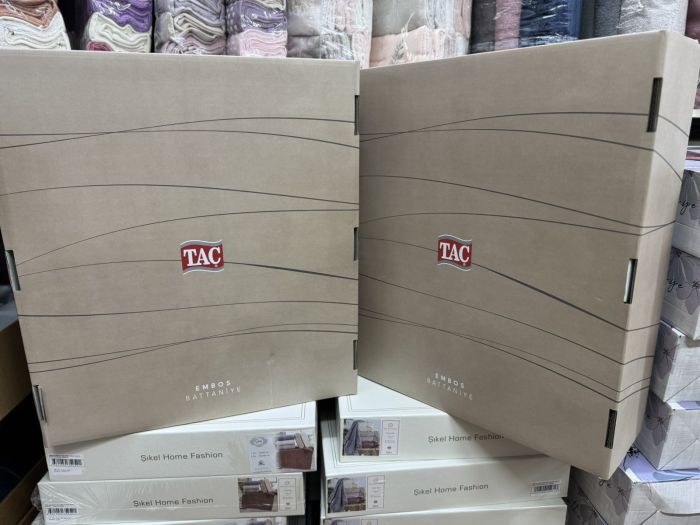 Плед TAC Embos Ekru 220×240см