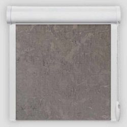 Рулонна штора Шовк закритого типу Сірий