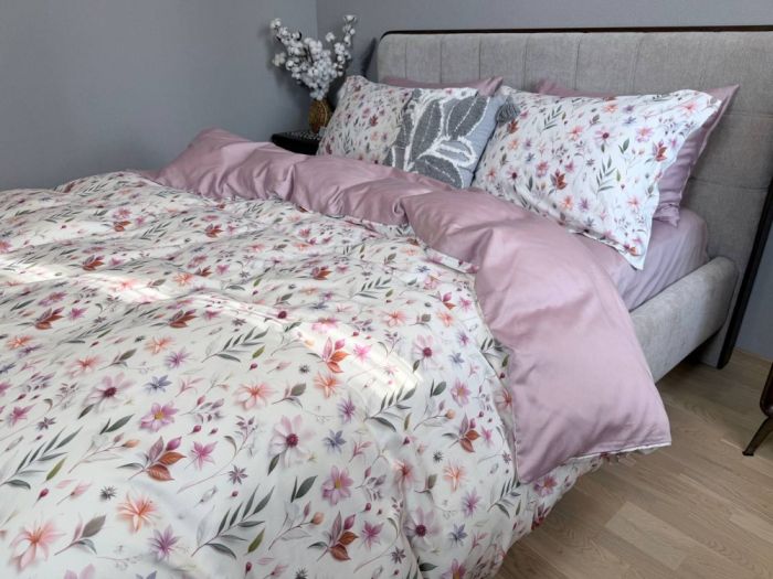 Сатин PREMIUM, FLOWER DREAM (Полуторний)