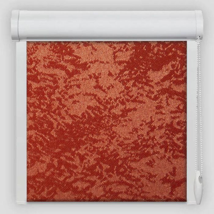 Рулонна штора Агат закритого типу Цегляний