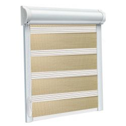 Рулонна штора Imagine-4 DN день-ніч закритого типу П-подібна Бежевий