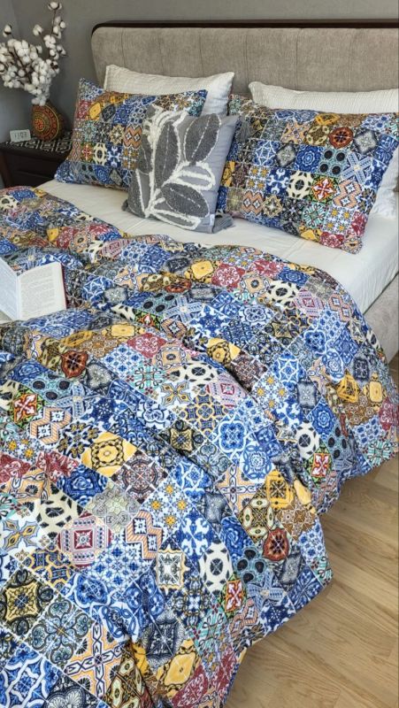 Мозаїка NEW/шампань, Turkish flannel (Полуторний)