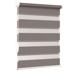 Рулонна штора Secret 208С день-ніч відкритого типу Сірий