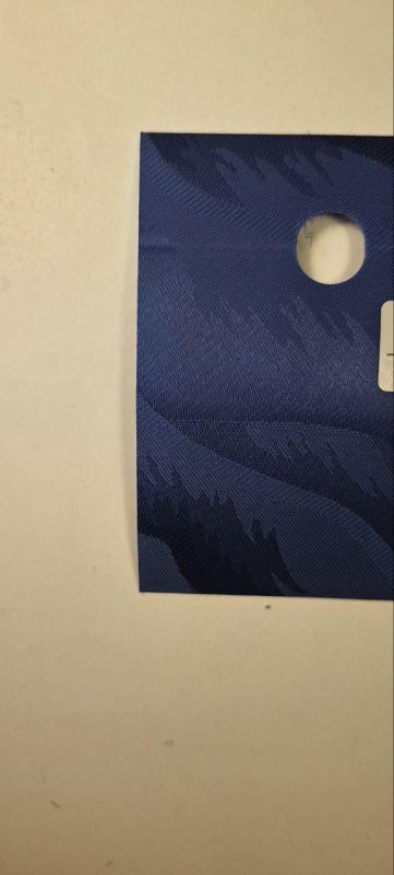 Жалюзі на вікно Сандра вертикальні 89 мм тканинні Синій