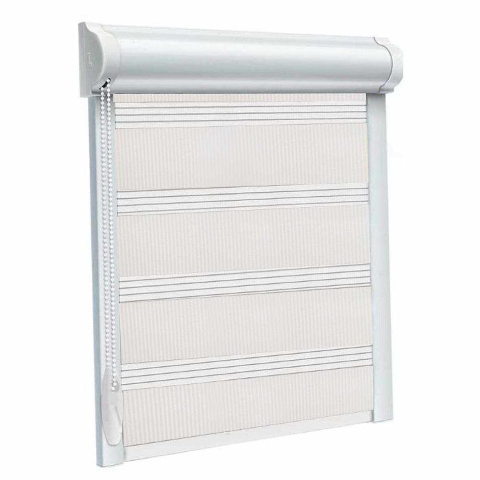 Рулонна штора Secret DN день-ніч закритого типу П-подібна Білий