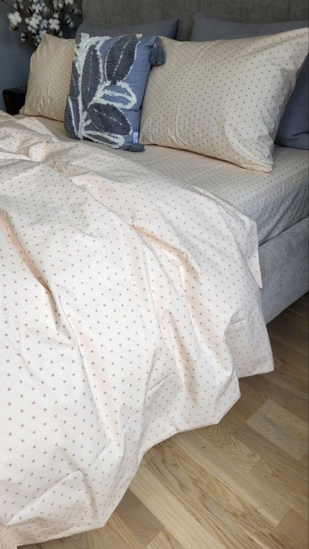 Зірочка крем-брюле, бязь PREMIUM (Полуторний)