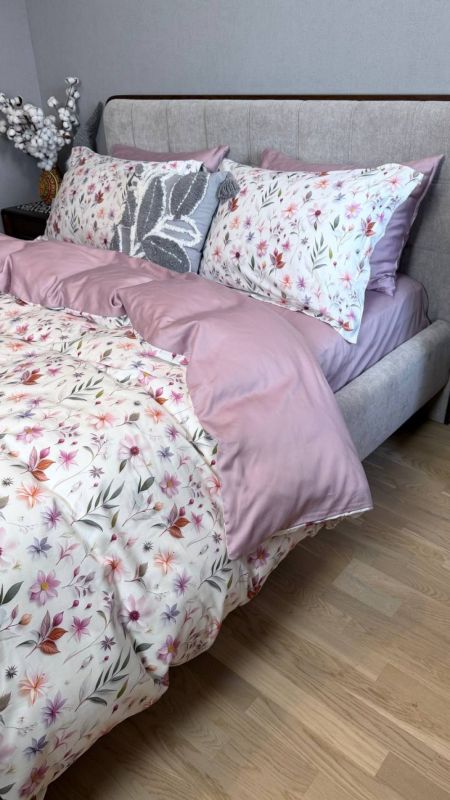 Сатин PREMIUM, FLOWER DREAM (Полуторний)