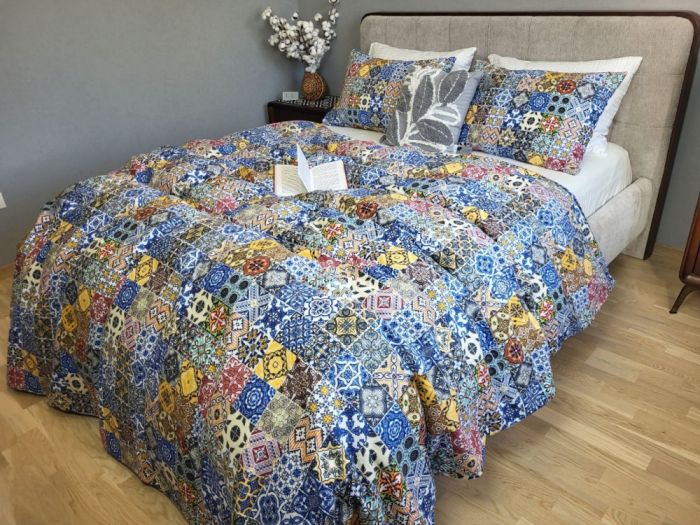 Мозаїка NEW/шампань, Turkish flannel (Полуторний)