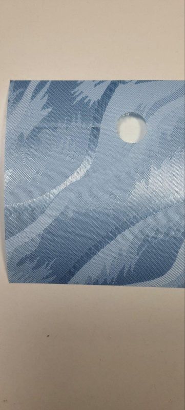 Жалюзі на вікно Сандра вертикальні 127 мм тканинні Блакитний