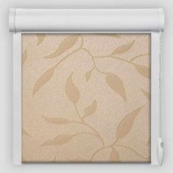 Рулонна штора Натура закритого типу Капучино