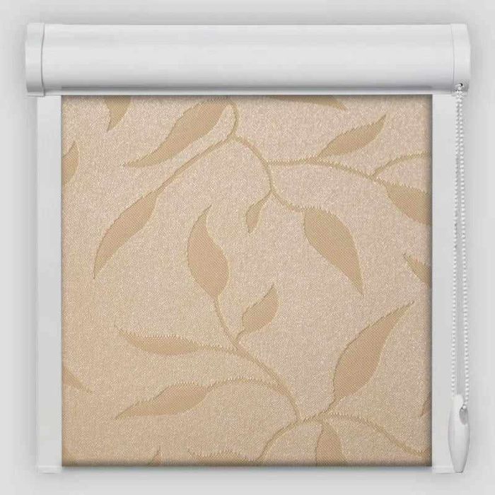 Рулонна штора Натура закритого типу Капучино
