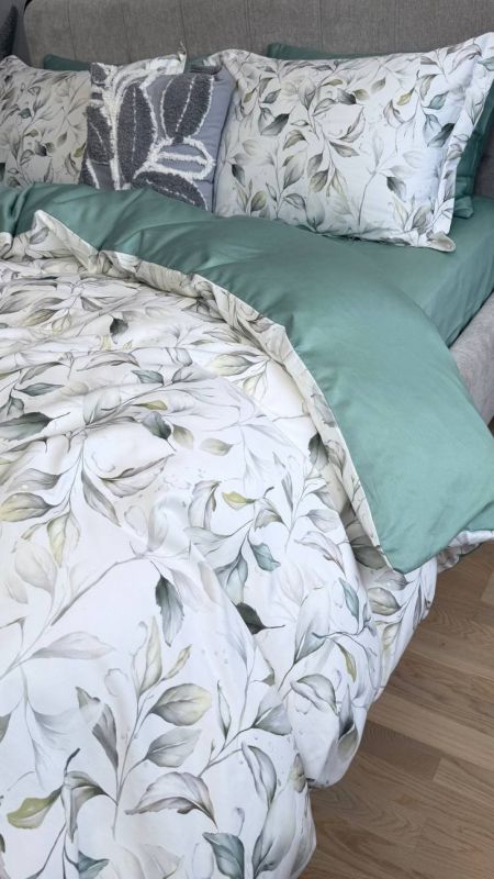 Сатин PREMIUM, HERBALY (Полуторний)