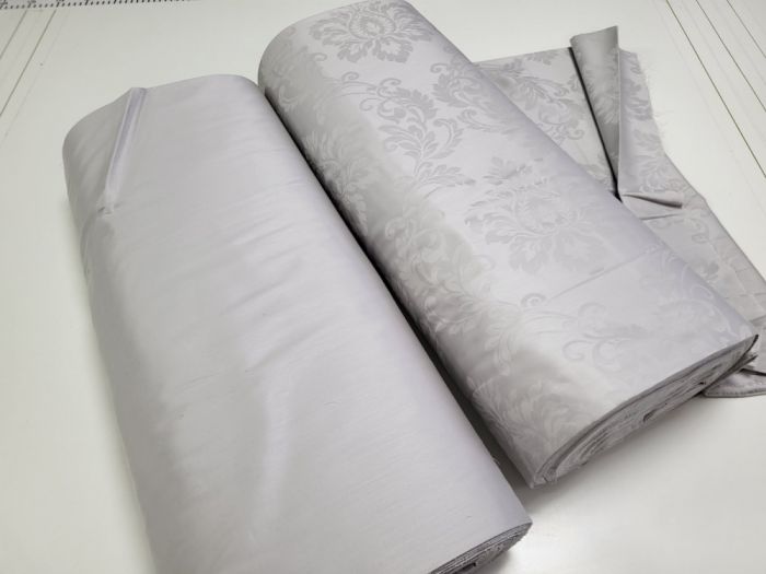 Сатин JACQUARD, TIARA GREY (Полуторний)
