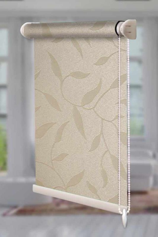 Рулонна штора Натура відкритого типу Бежевий