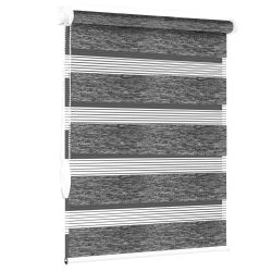 Рулонна штора Imagine день-ніч відкритого типу Графітовий