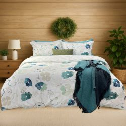 Двоспальний Євро комплект Sarev Bloom Nostalji Сатин Преміум