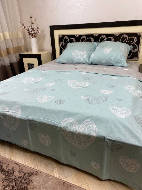 Комплект постільної білизни Преміум 02-004 Бязь наволочки 50*70см