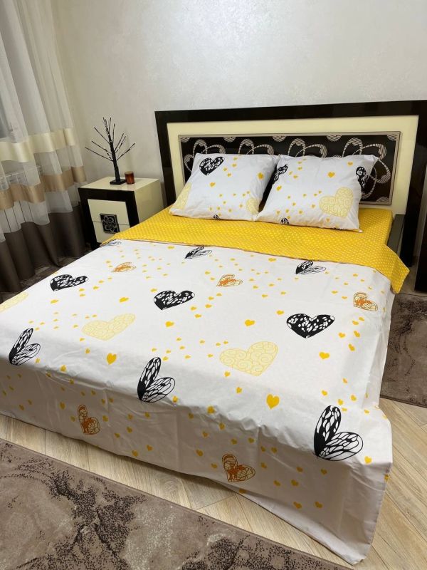 Комплект постільної білизни Преміум 02-014 Бязь наволочки 50*70см