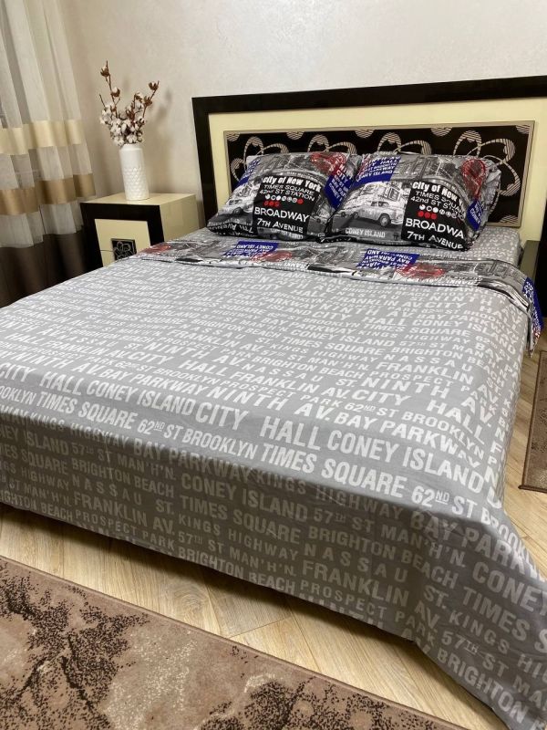 Комплект постільної білизни Преміум 02-019 Бязь наволочки 50*70см