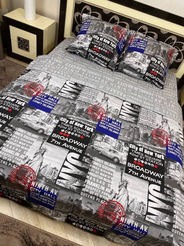 Комплект постільної білизни Преміум 02-019 Бязь наволочки 50*70см