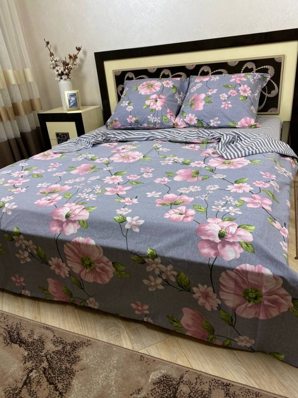 Комплект постільної білизни Преміум 02-026 Бязь наволочки 50*70см