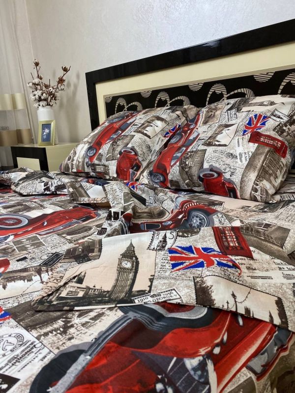 Комплект постільної білизни Преміум 02-048 Бязь наволочки 50*70см