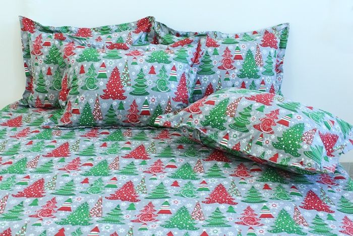 Комплект постільної білизни двоспальний наволочки 50*70см Ранфорс R-T9131