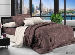 Комплект постільної білизни двоспальний наволочки 50*70см Ранфорс R-101