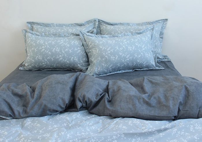 Комплект постільної білизни двоспальний наволочки 50*70см Ранфорс R-T9188