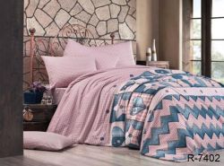 Комплект постільної білизни двоспальний наволочки 50*70см Ранфорс R7402