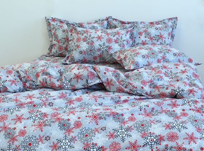 Комплект постільної білизни євро наволочки 50*70см Ранфорс R-T9134