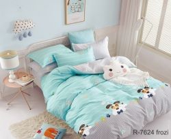 Комплект постільної білизни євро наволочки 50*70см Ранфорс R7624 frozi