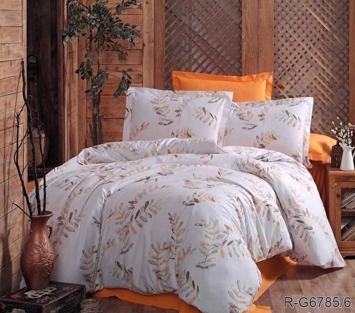 Комплект постільної білизни сімейний наволочки 50*70см Ранфорс G6785/6