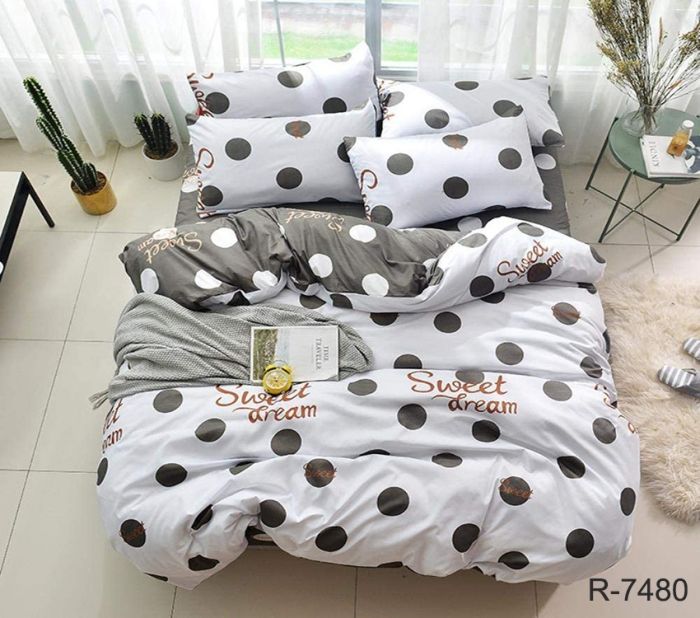 Комплект постільної білизни сімейний наволочки 50*70см Ранфорс R7480