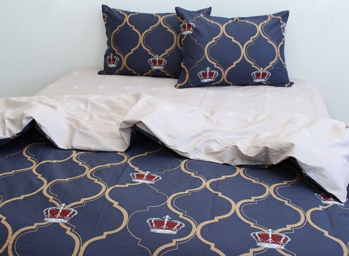 Комплект постільної білизни сімейний наволочки 50*70см Сатин S487