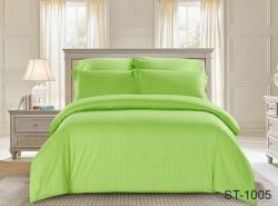 Комплект постільної білизни двоспальний наволочки 50*70см Страйп-Сатин ST-1005