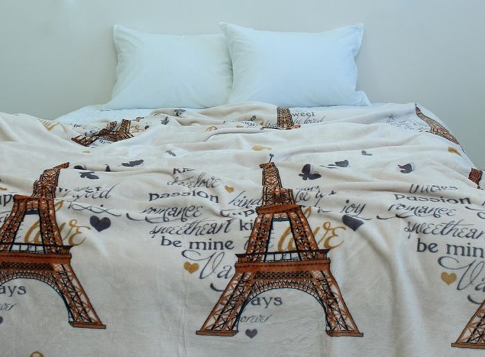 Плед велсофт (мікрофібра) 200*220 см ALM-5734