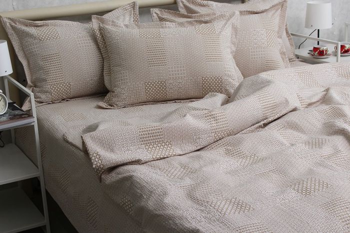 Комплект постільної білизни євро наволочки 70*70см Ранфорс Gofre RG-5