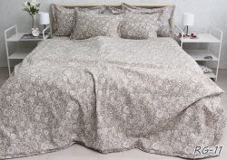 Комплект постільної білизни євро наволочки 70*70см Ранфорс Gofre RG-11