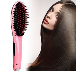 Электрическая расческа-выпрямитель волос FAST HAIR STRAIGHTENER HQT-906 с функцией ионизации