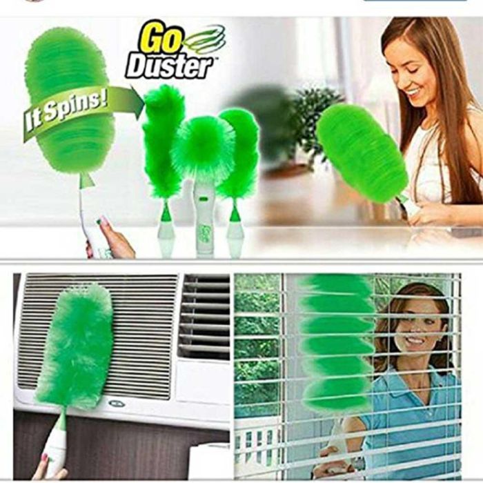 Электрощетка для профессиональной уборки Go Duster Щетка - пуховка от пыли