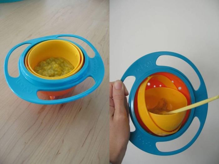 Детская тарелка - непроливайка Gyro Bowl
