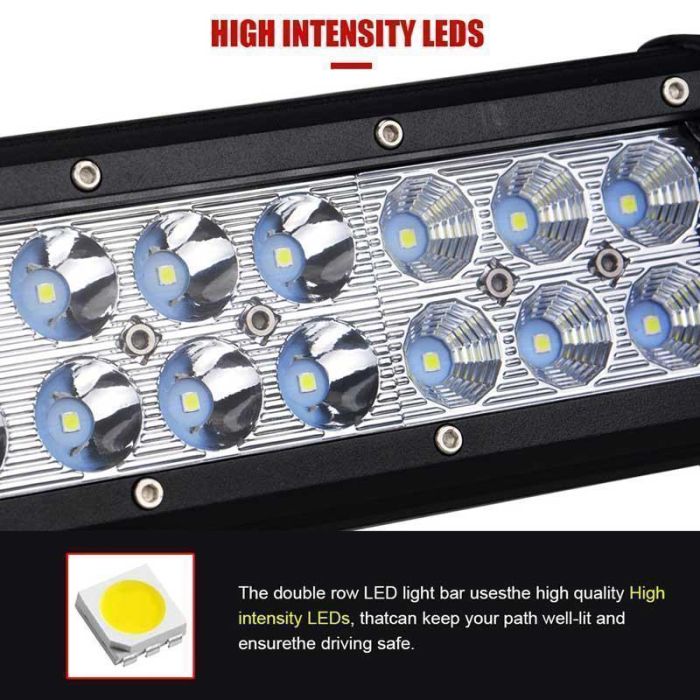 Автофара 24 LED 5D-72W-SPOT, 300 х 70 х 80 мм CG02 PR5
