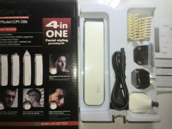Аккумуляторная машинка для стрижки волос 4 в 1 GEMEI GM-586 CG21 PR3
