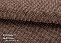 Римська штора DECOLIV Рогожка Димаут с кантами и бантами ореховый