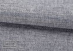 Римська штора DECOLIV Рогожка Димаут с кантами и бантами стальной