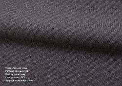 Римська штора DECOLIV Рогожка Premium с кантами и бантами антрацитовый