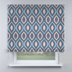 Римська штора DECOLIV узоры синие