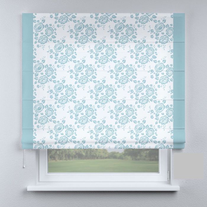 Римська штора DECOLIV кольори бирюзовые